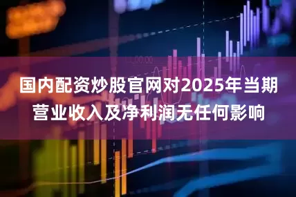 国内配资炒股官网对2025年当期营业收入及净利润无任何影响