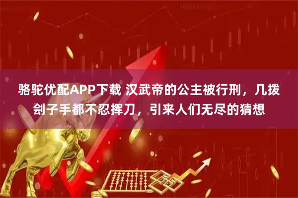骆驼优配APP下载 汉武帝的公主被行刑，几拨刽子手都不忍挥刀，引来人们无尽的猜想